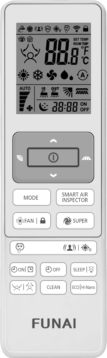 FUNAI EMPEROR SMART EYE FULL DC Inverter 2024 RACI-EM35HP.D05 (комплект)